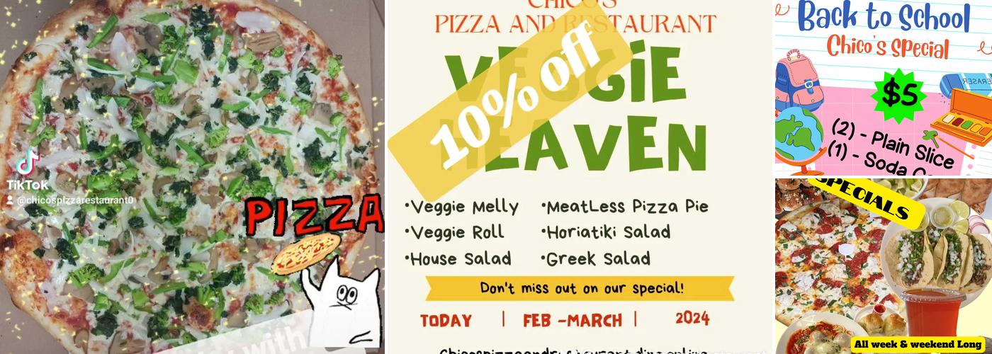 Chicos Pizza and Restaurant Menu