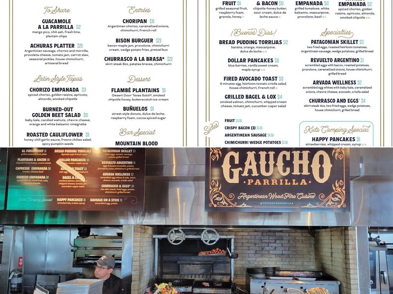 Gaucho Parrilla Menu