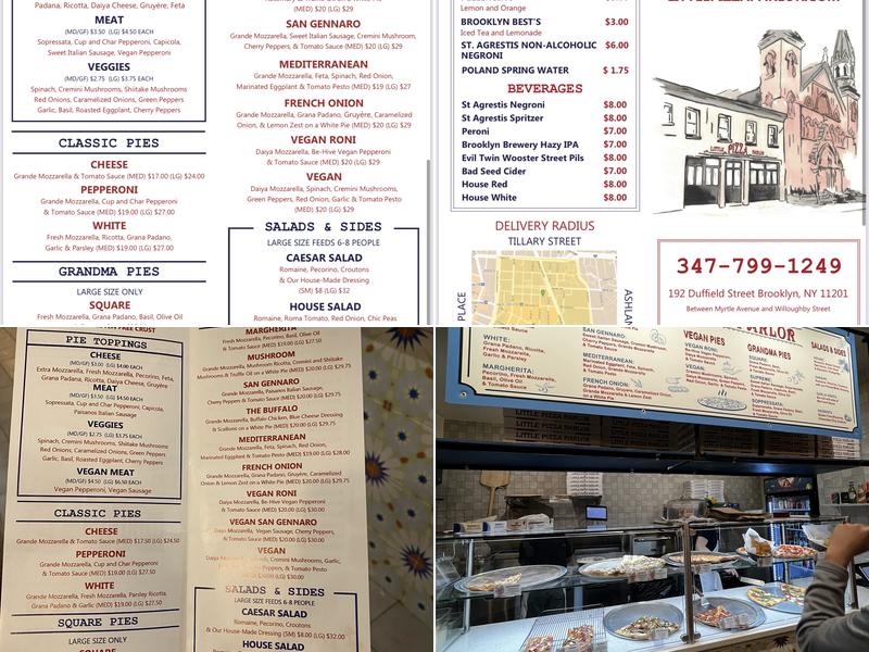 Little Pizza Parlor Menu