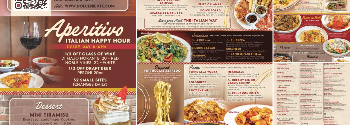 Dolce Niente Menu