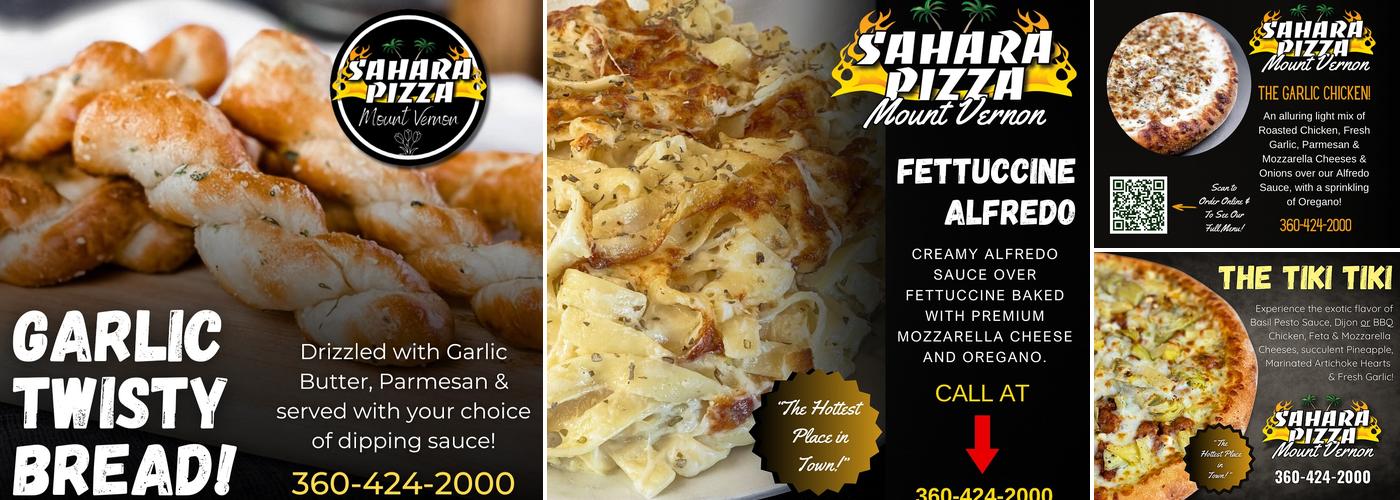 Sahara Pizza - Mount Vernon Menu