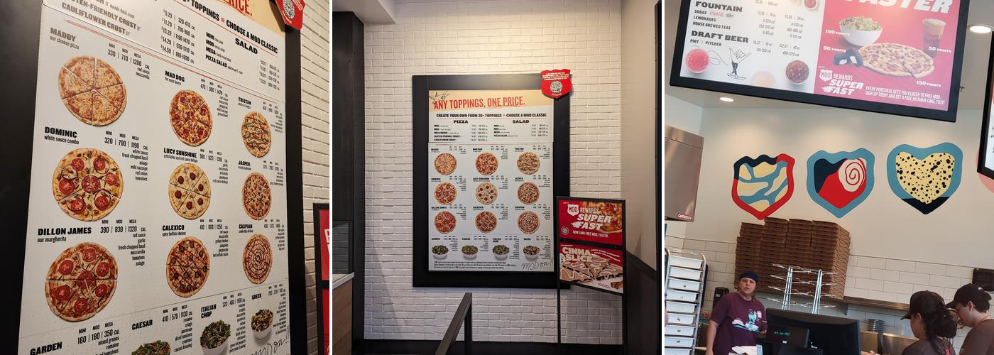 MOD Pizza Menu