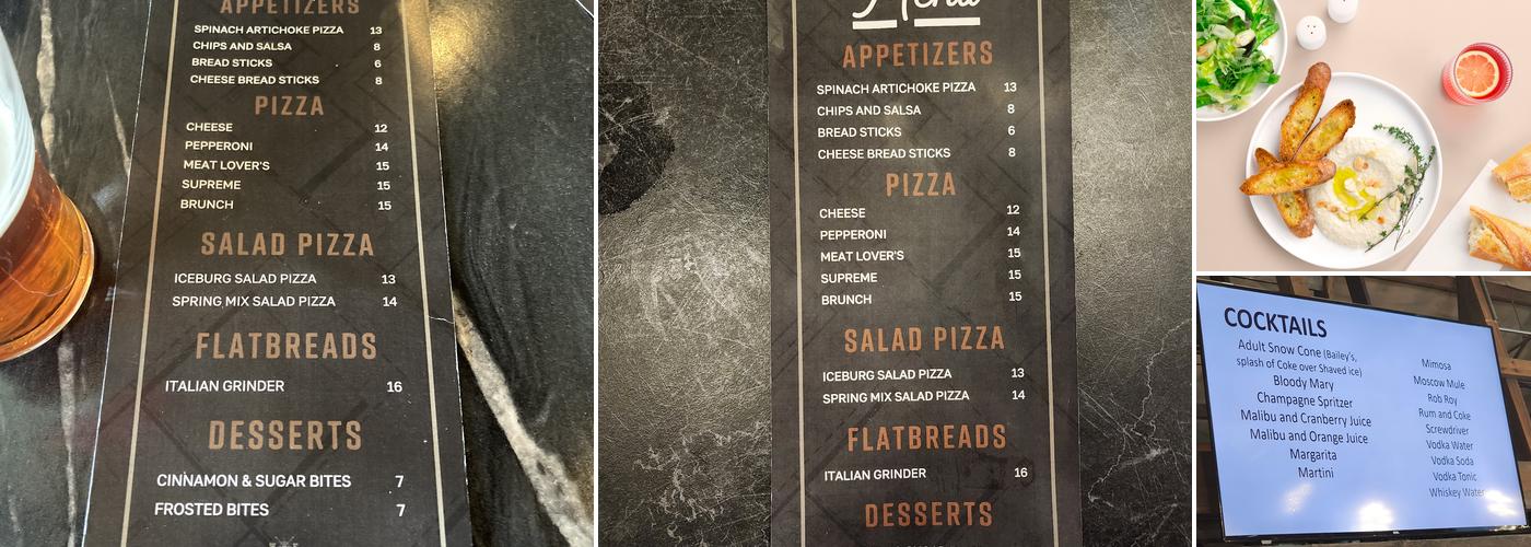 Westby Edge Brewing Menu