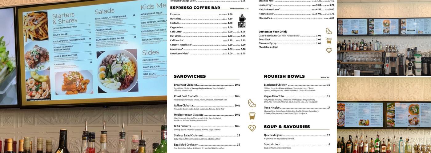 Blacksmith Bakery Menu