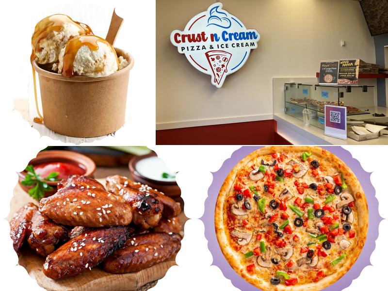 Crust N Cream Pizza & Icecream Menu