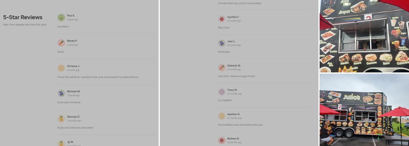 Julio’s Kitchen & Three Black Pigs Menu