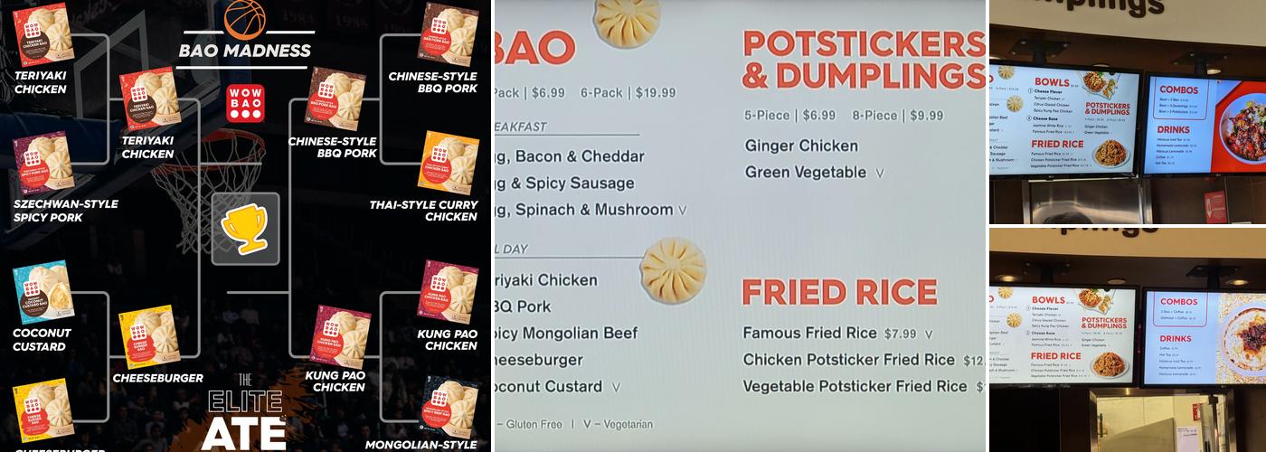 Wow Bao Menu