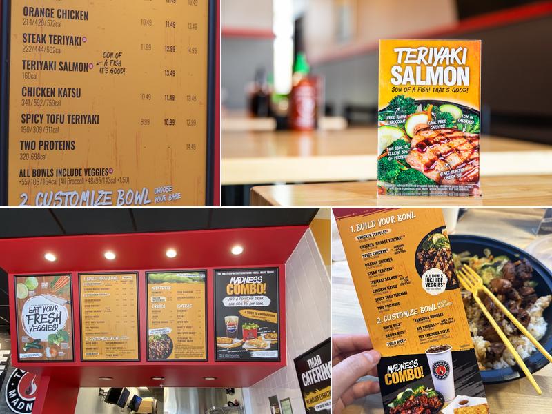Teriyaki Madness Menu