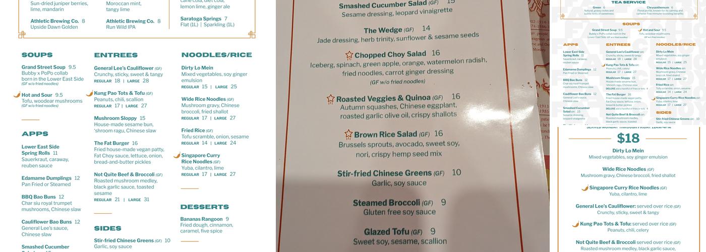 Fat Choy Menu