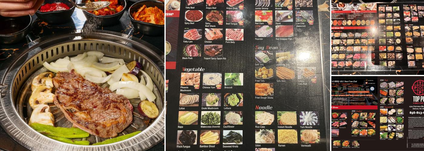 Top Pot & Korean BBQ Menu