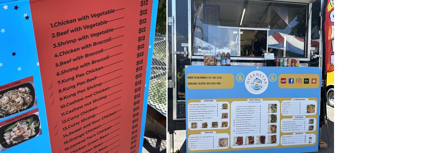 Ocean Star Chinese Food Menu