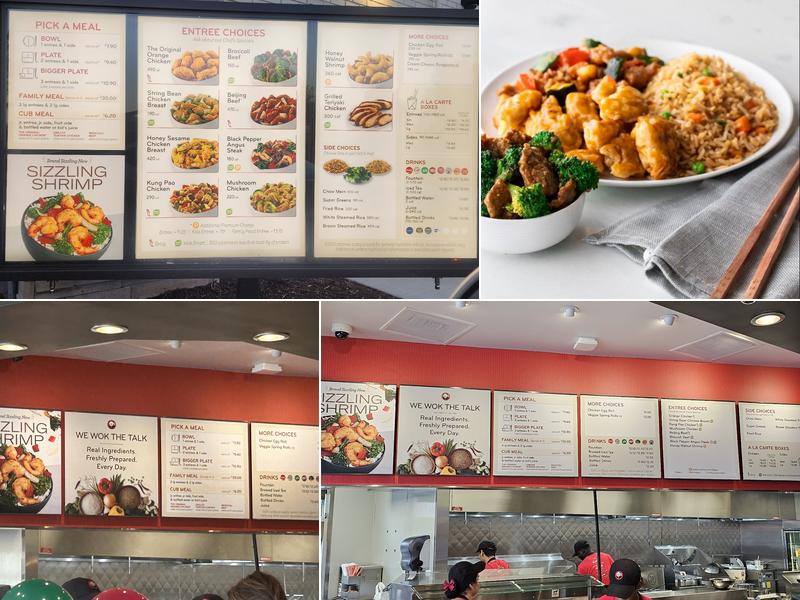 Panda Express Menu