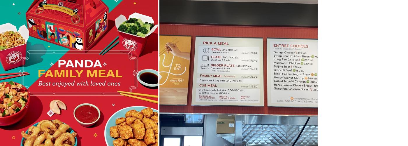 Panda Express Menu