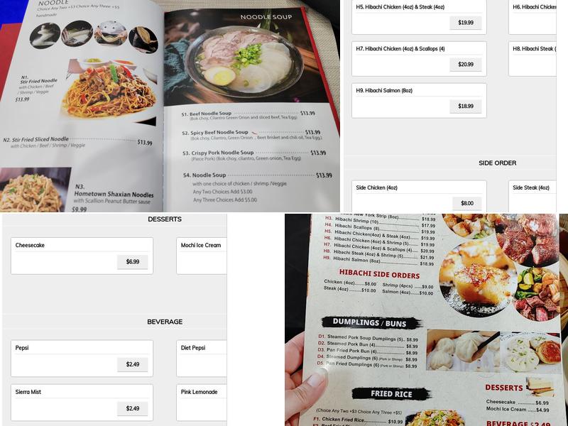 King Noodle Menu