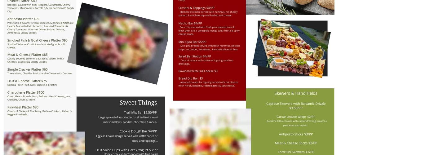 Taste of Country Catering Menu