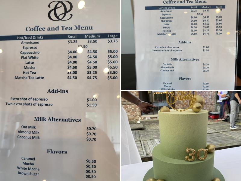 Odeo Café Menu