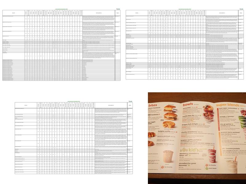 Jamba Menu
