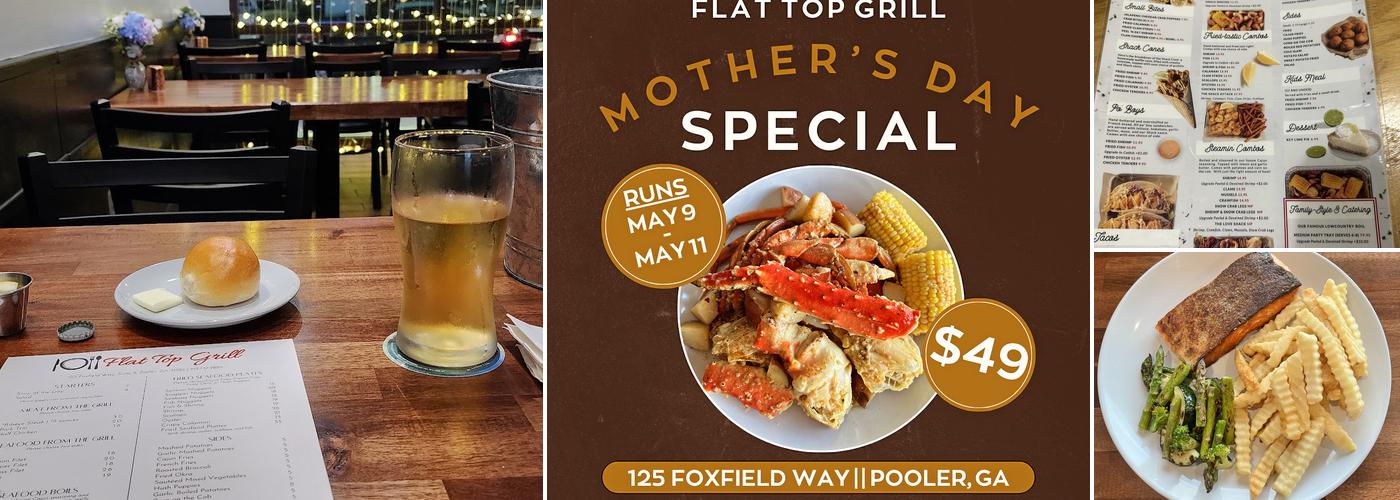 Flat Top Grill Pooler Menu
