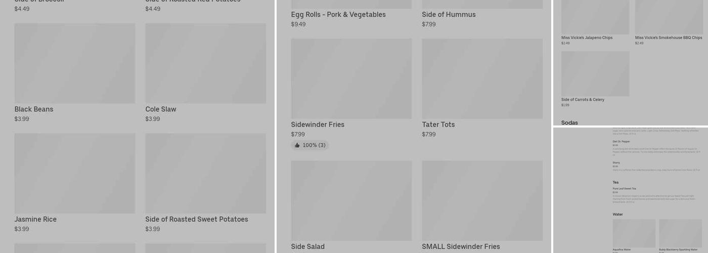 Fisheye Seafood Menu