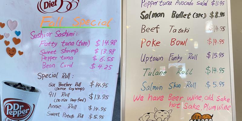 Yumi Sushi & Hibachi Menu