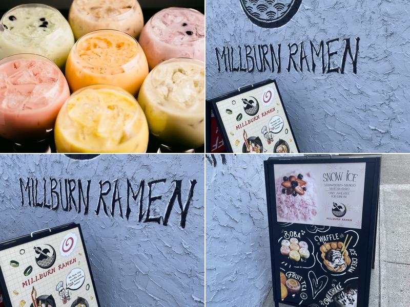Millburn Ramen Menu