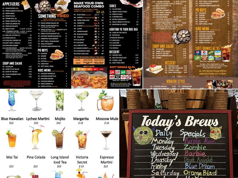 The Mighty Crab (Staten Island) Menu