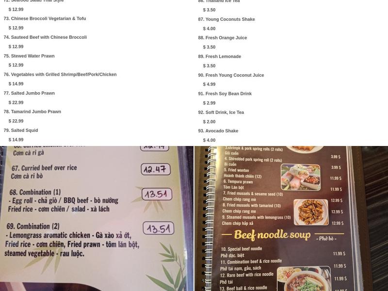 Viet Kitchen Menu