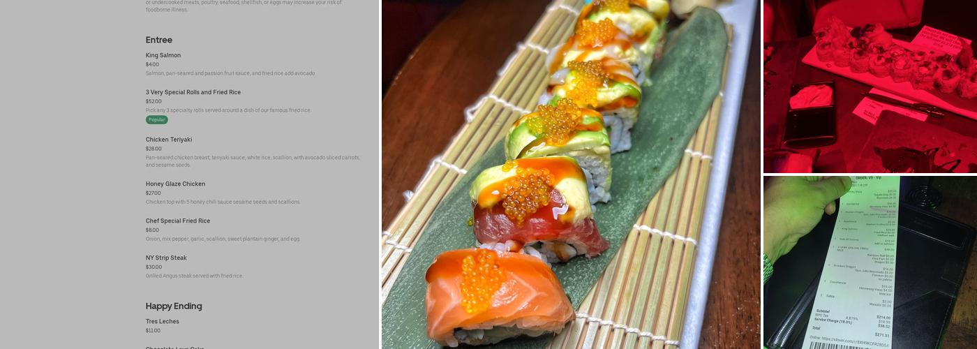 What the fish Menu