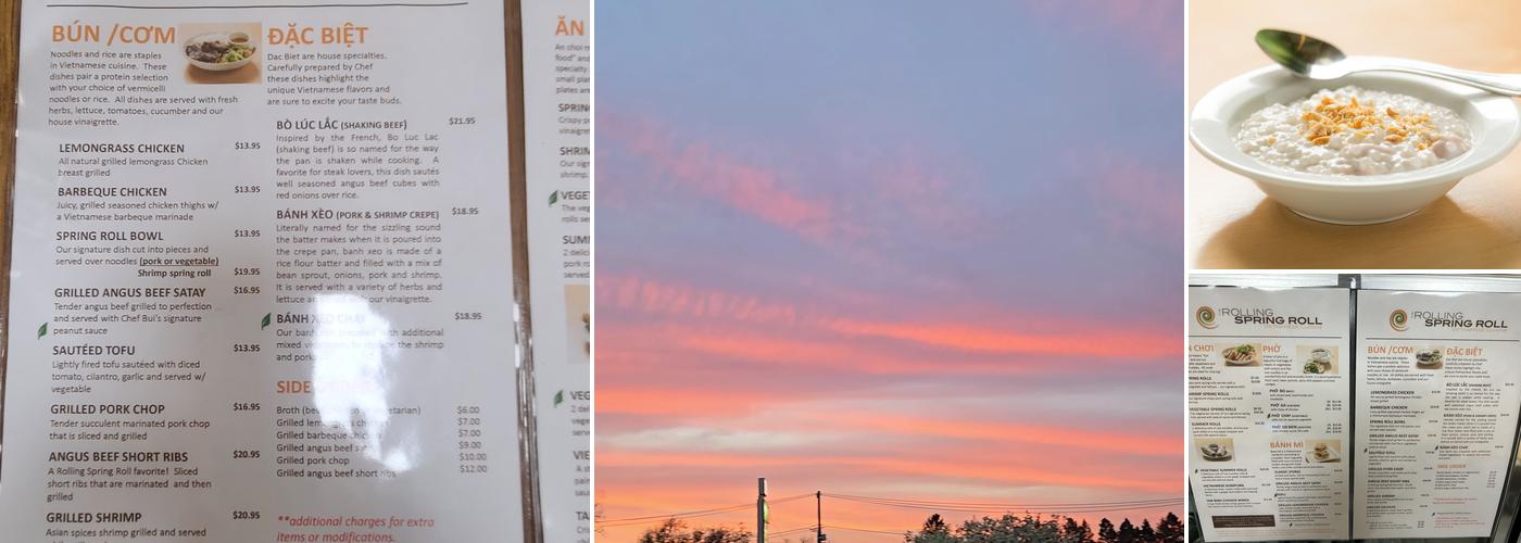 The Rolling Spring Roll (Commack) Menu