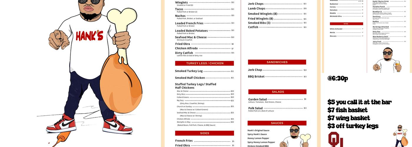 Hank's Menu