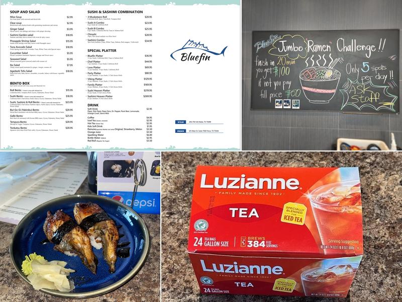 Bluefin Frisco Sushi & Bar Menu