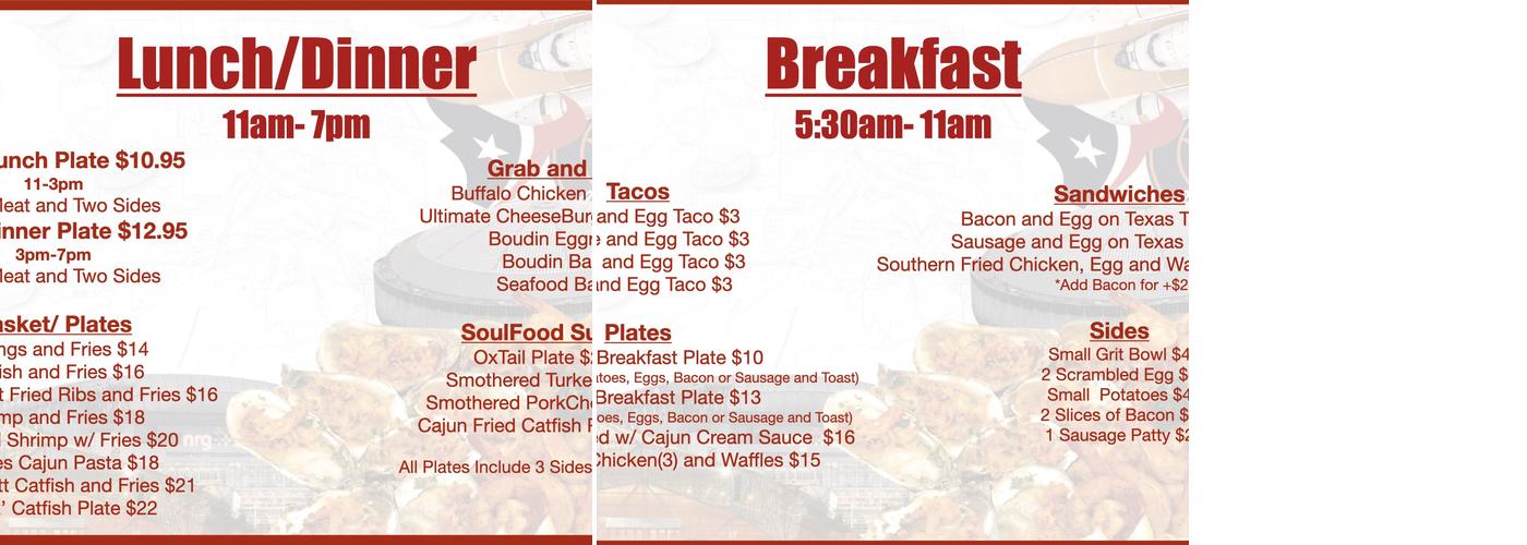 Nitram's Kitchen Menu