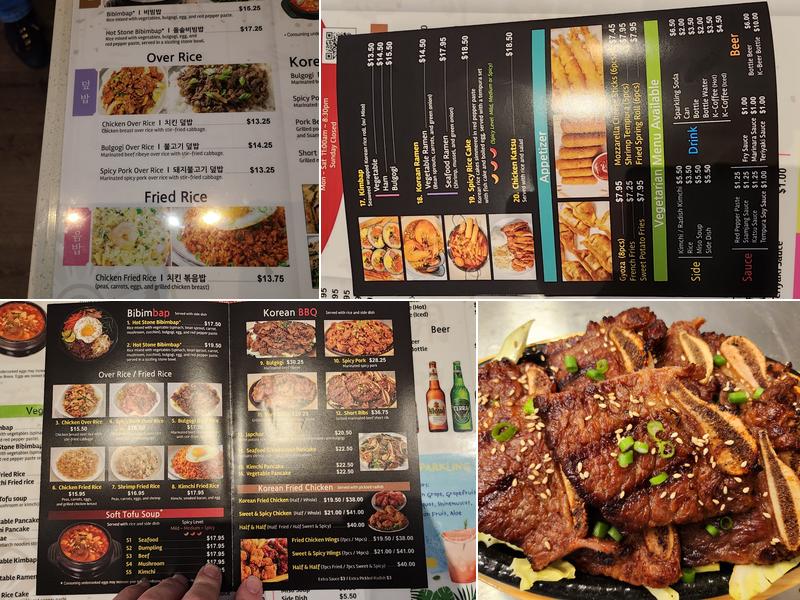 K-kitchen Menu