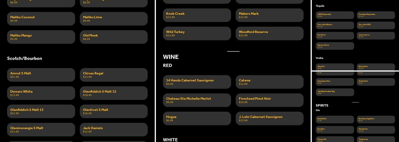 Arth -The Indian Bistro Menu