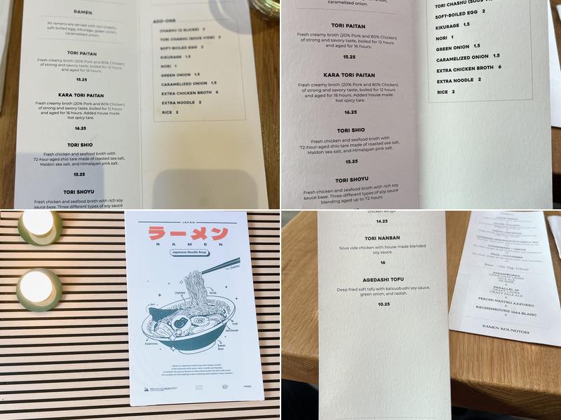 Ramen Kounotori Menu