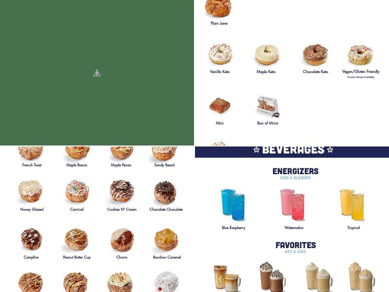 Parlor Doughnuts Menu