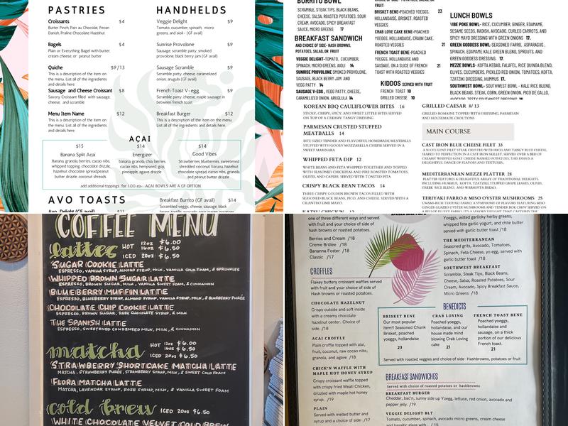 Vibe Vegan Bistro Menu