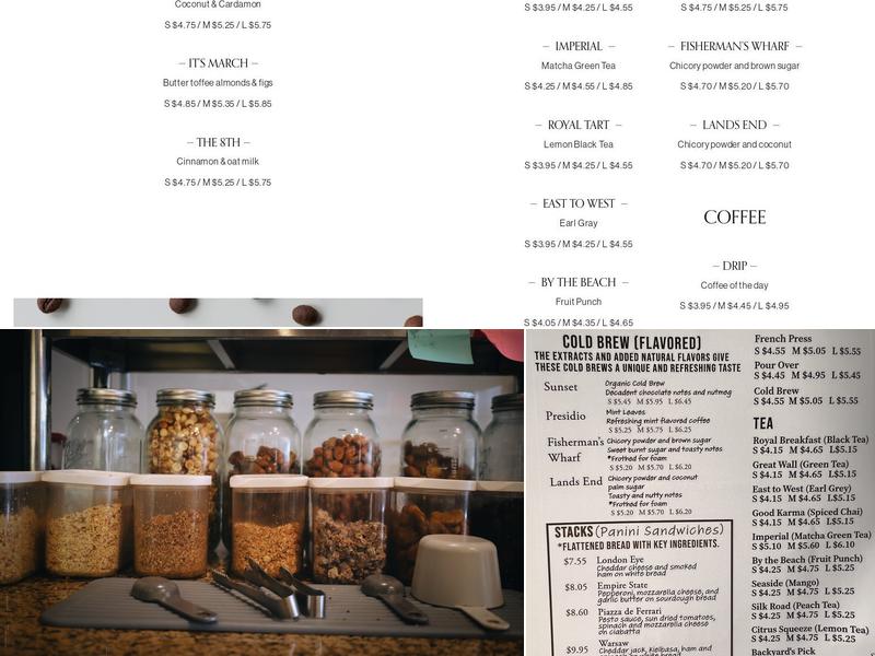 Groundstack Coffee Menu