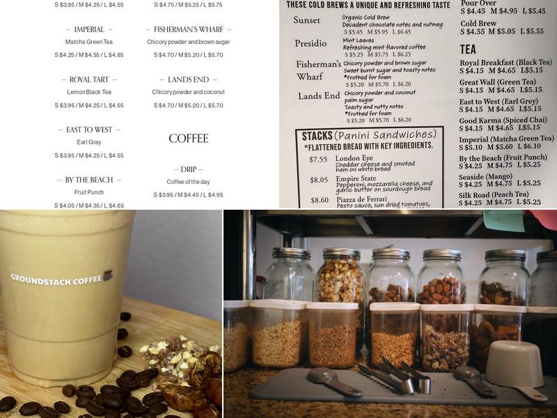 Groundstack Coffee Menu
