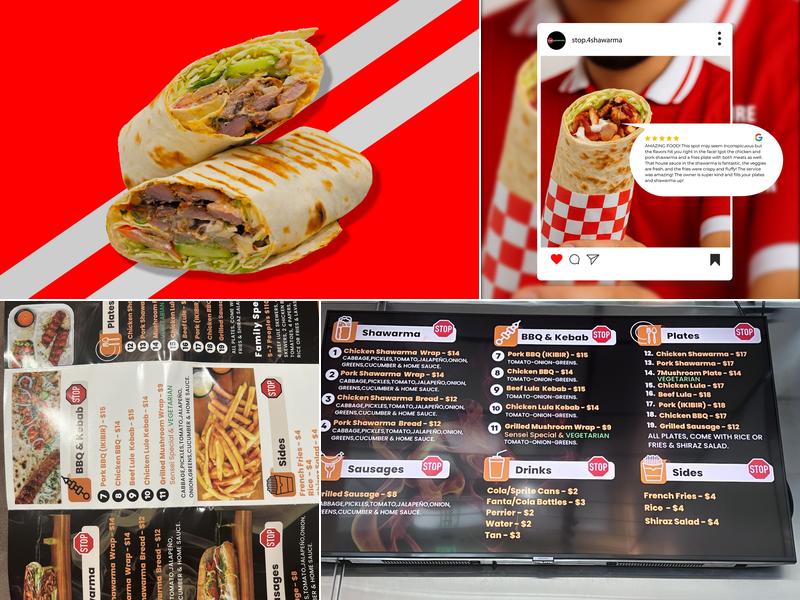 Stop4shawarma Menu