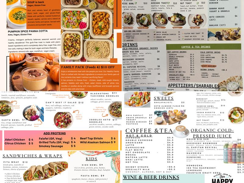 Zesty Olives - Laguna Niguel Menu