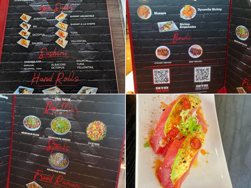 Xevichez Menu
