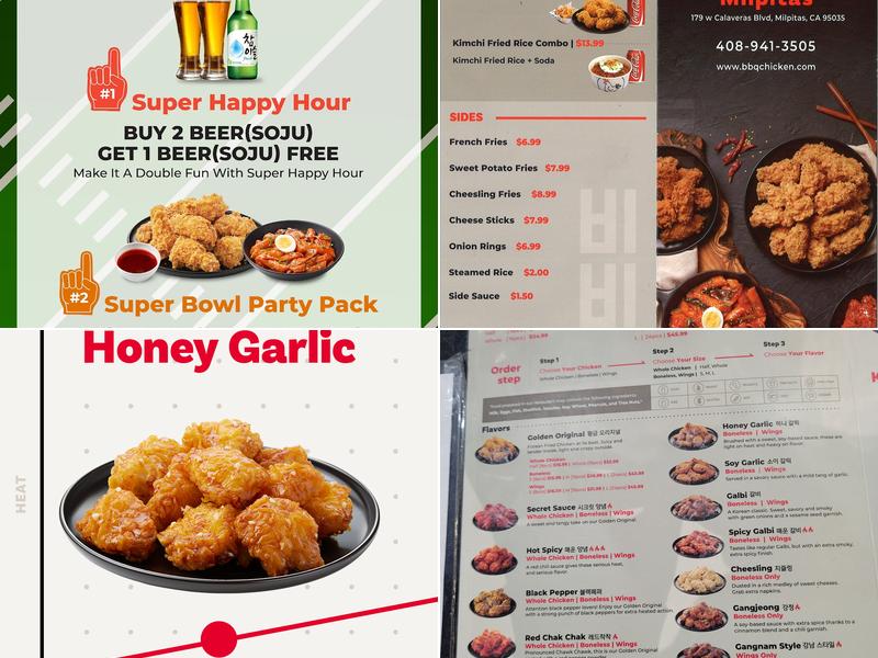 bb.q Chicken Milpitas Menu