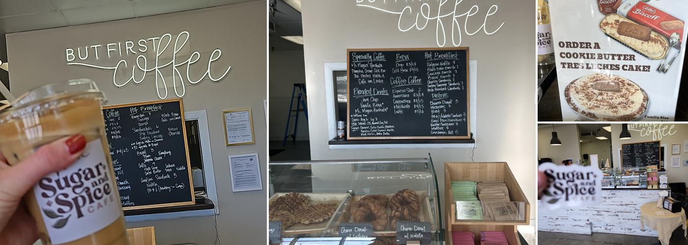 Sugar and Spice Cafe Menu