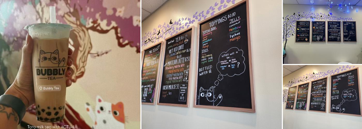 Bubbly Tea Menu