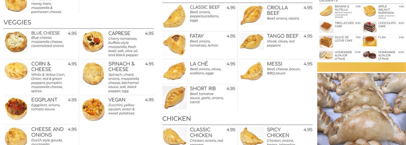 Che! Empanada Menu