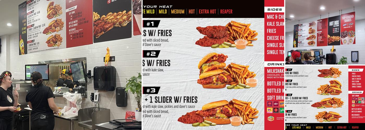 Dave’s Hot Chicken Menu
