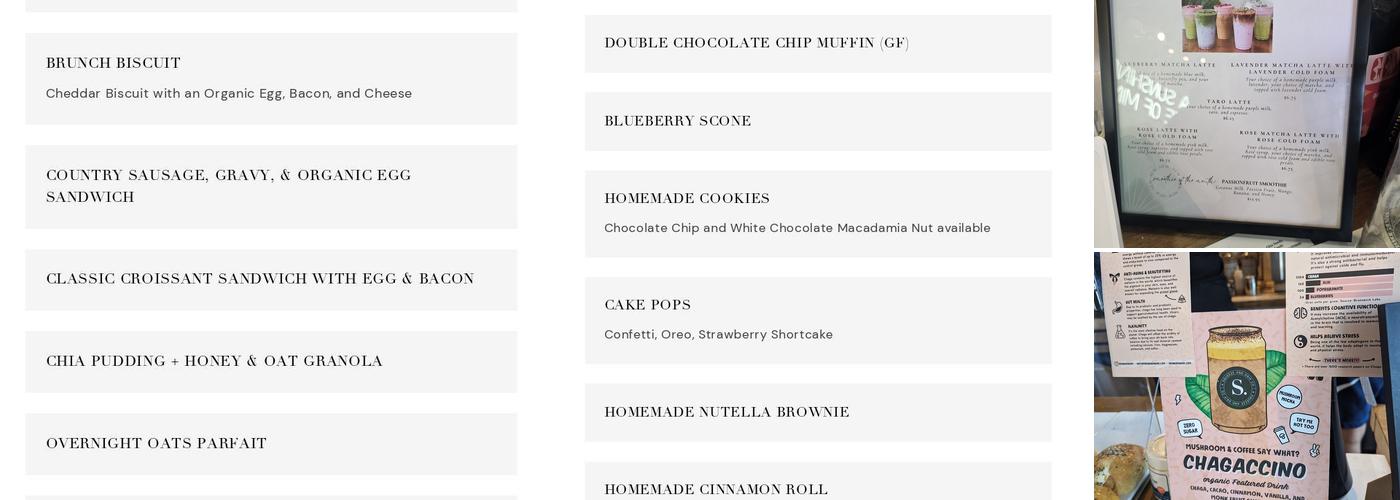 the seed. Coffee + Juice Bar Menu