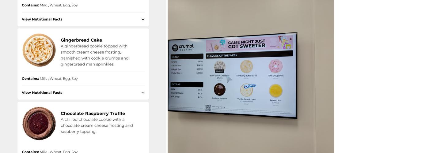 Crumbl - Panama City Beach Menu