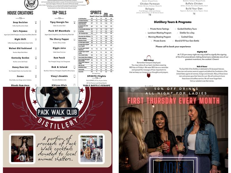 21st Amendment Distillery Menu